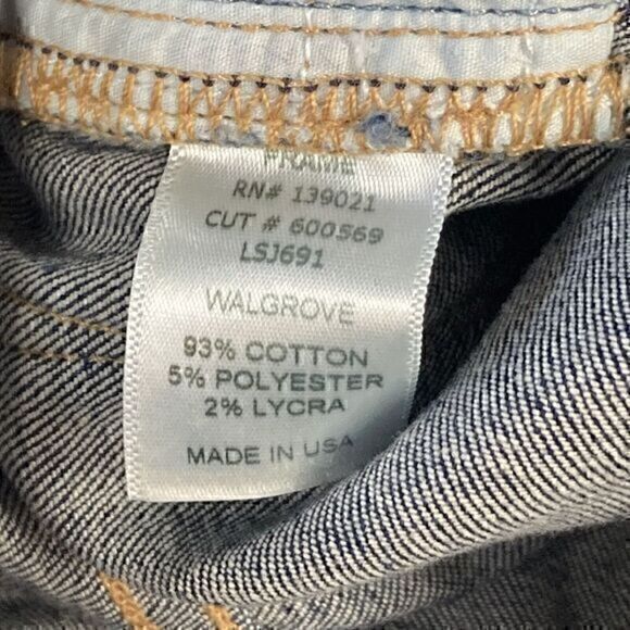 Frame Distressed Skinny Jeans Womens 27 Blue Dark Wash Casualwear Everyday Denim - Picture 15 of 15